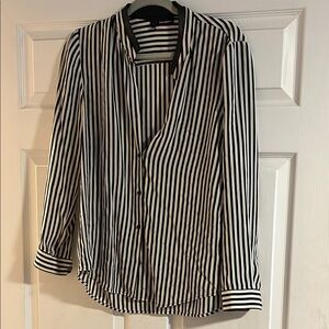 The Kooples Monochrome Striped Shirt